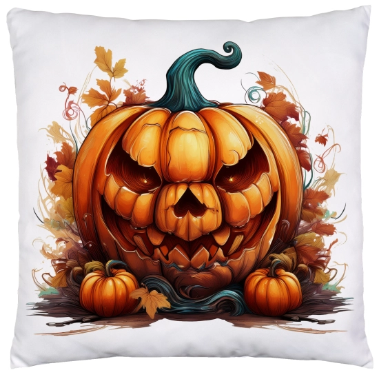 POSZEWKA DEKORACYJNA 40x40 JASIEK OZDOBNA HALLOWEENOWA HALLOWEEN DYNIA