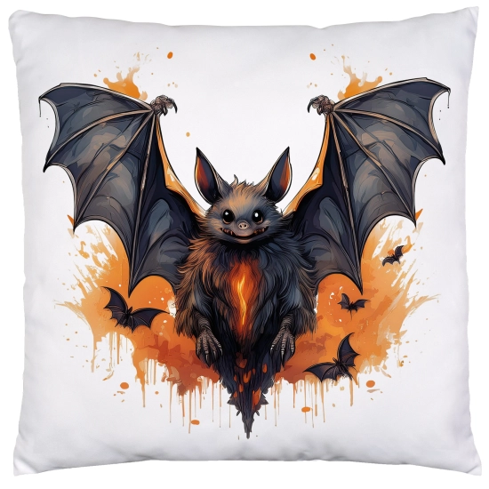 POSZEWKA DEKORACYJNA 40x40 JASIEK OZDOBNA HALLOWEENOWA HALLOWEEN DYNIA NIETOPERZE