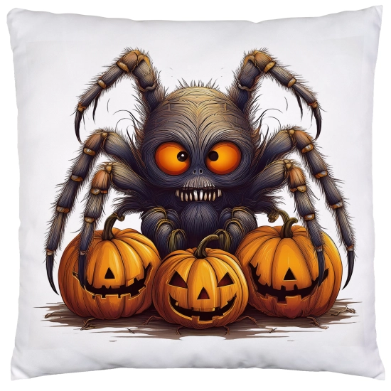 POSZEWKA DEKORACYJNA 40x40 JASIEK OZDOBNA HALLOWEENOWA HALLOWEEN DYNIA PAJĄK NIETOPERZE