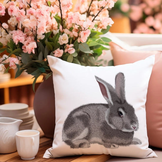 POSZEWKA WIELKANOCNA 40x40 JASIEK WIELKANOC ZAJĄCZEK KRÓLIK DEKORACYJNA