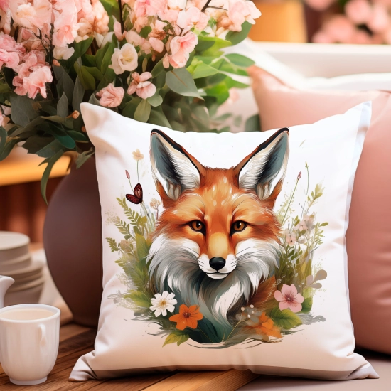 POSZEWKA WIELKANOCNA 40x40 JASIEK WIELKANOC WIOSENNA DEKORACYJNA LIS