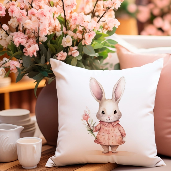 POSZEWKA WIELKANOCNA 40x40 JASIEK WIELKANOC ZAJĄCZEK KRÓLIK DEKORACYJNA