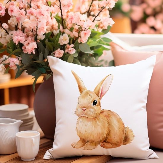 POSZEWKA WIELKANOCNA 40x40 JASIEK WIELKANOC ZAJĄCZEK KRÓLIK DEKORACYJNA