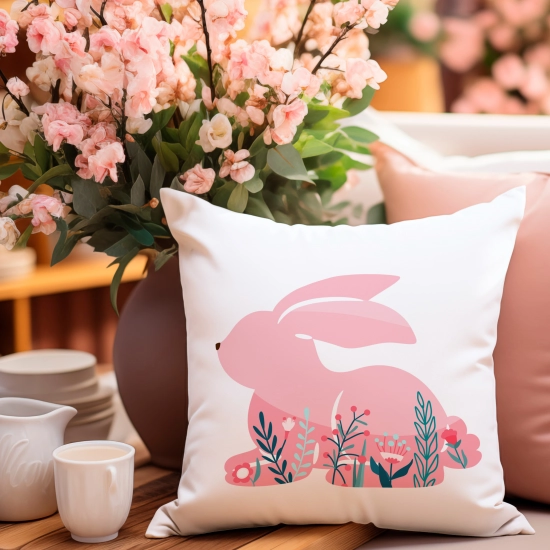 POSZEWKA WIELKANOCNA 40x40 JASIEK WIELKANOC ZAJĄCZEK KRÓLIK DEKORACYJNA