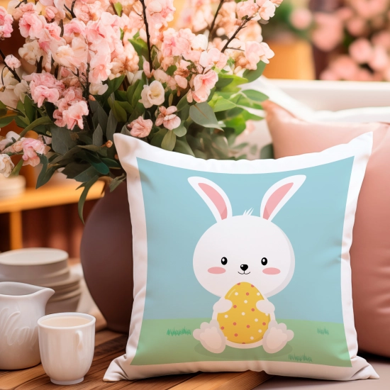 POSZEWKA WIELKANOCNA 40x40 JASIEK WIELKANOC ZAJĄCZEK KRÓLIK DEKORACYJNA