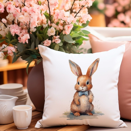 POSZEWKA WIELKANOCNA 40x40 JASIEK WIELKANOC ZAJĄCZEK KRÓLIK DEKORACYJNA