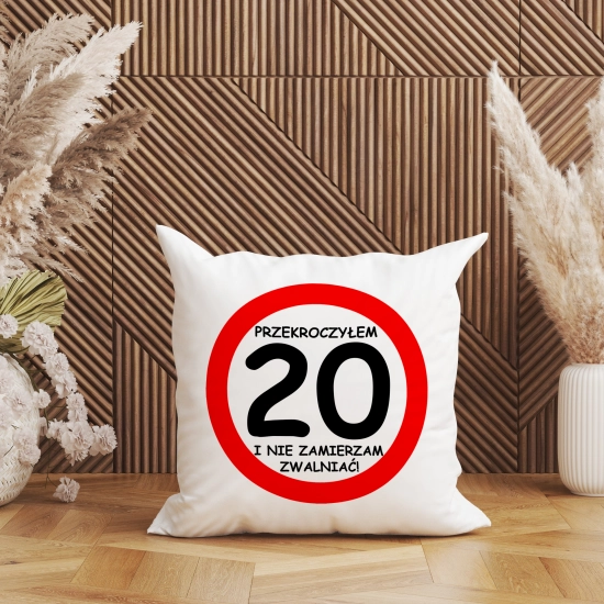 KOMPLET PODUSZKA KUBEK NA 20 URODZINY PREZENT