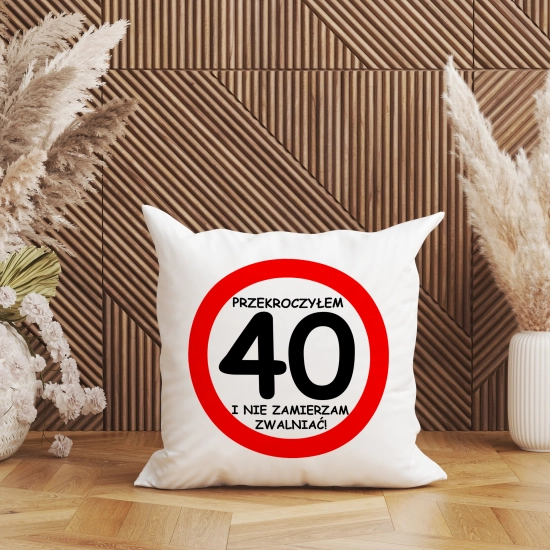 KOMPLET PODUSZKA KUBEK NA 40 URODZINY PREZENT