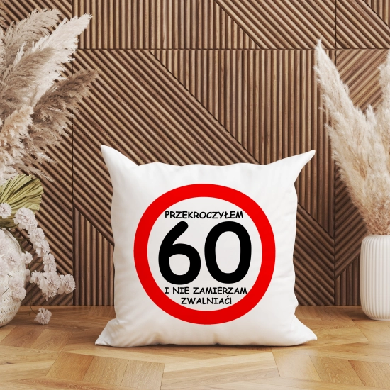 KOMPLET PODUSZKA KUBEK NA 60 URODZINY PREZENT