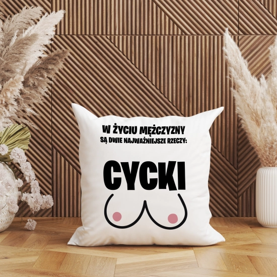 KOMPLET PODUSZKA KUBEK NA DZIEŃ CHŁOPAKA FACETA