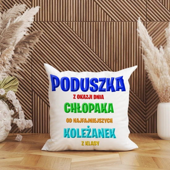 KOMPLET PODUSZKA KUBEK NA DZIEŃ CHŁOPAKA FACETA