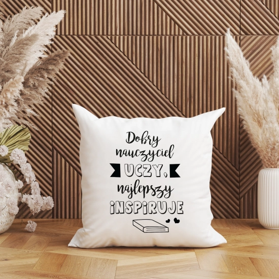 KOMPLET PODUSZKA KUBEK DZIEŃ NAUCZYCIEL WYCHOWAWCA