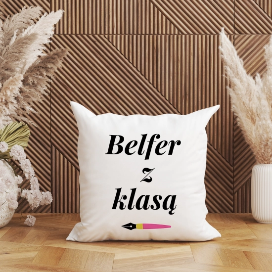 PODUSZKA 40x40 DZIEŃ NAUCZYCIEL WYCHOWAWCA PREZENT