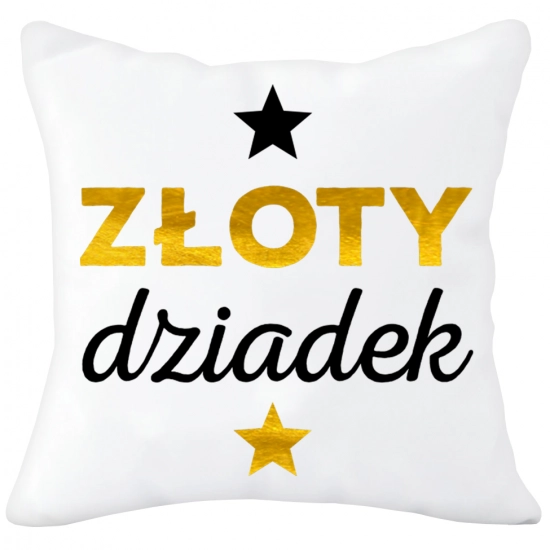 PODUSZKA 40x40 Z NADRUKIEM NA PREZENT DLA DZIADKA