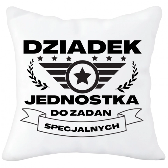 PODUSZKA 40x40 Z NADRUKIEM NA PREZENT DLA DZIADKA
