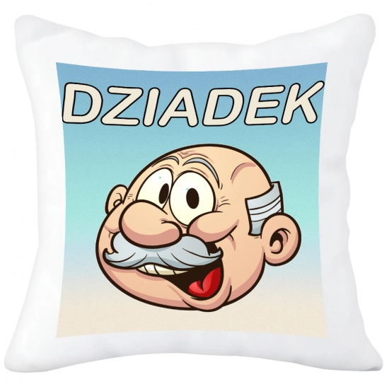 PODUSZKA 40x40 Z NADRUKIEM NA PREZENT DLA DZIADKA
