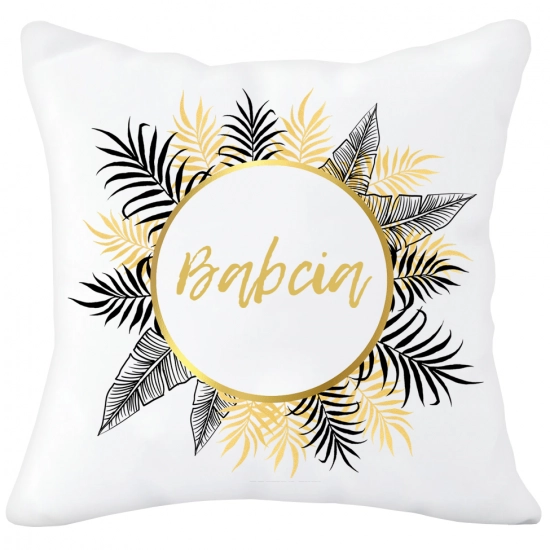 PODUSZKA 40x40 Z NADRUKIEM NA PREZENT DLA BABCI