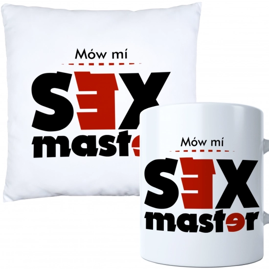 KOMPLET PODUSZKA KUBEK NA DZIEŃ CHŁOPAKA FACETA