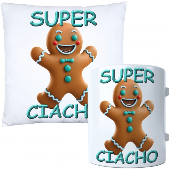 KOMPLET PODUSZKA KUBEK NA DZIEŃ CHŁOPAKA FACETA