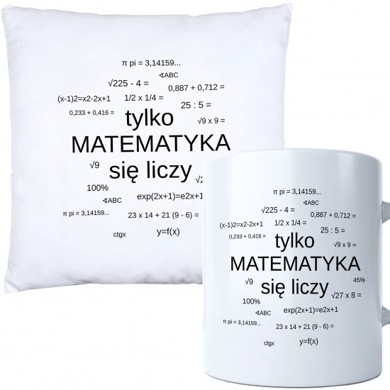 KOMPLET PODUSZKA KUBEK DZIEŃ NAUCZYCIEL WYCHOWAWCA