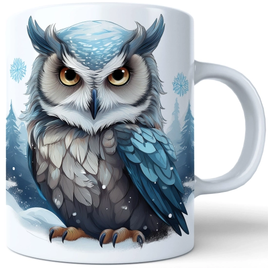 ZIMOWY KUBEK 330ml HERBATĘ KAWĘ PREZENT ŚWIĄTECZNY ŚWIĘTA RENIFER MIKOŁAJ