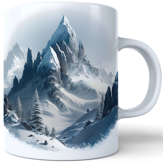 ZIMOWY KUBEK 330ml HERBATĘ KAWĘ PREZENT ŚWIĄTECZNY ŚWIĘTA RENIFER MIKOŁAJ