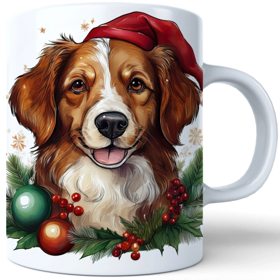 ZIMOWY KUBEK 330ml HERBATĘ KAWĘ PREZENT ŚWIĄTECZNY ŚWIĘTA RENIFER MIKOŁAJ