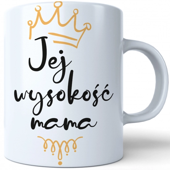 KUBEK 330ml DLA MAMY Z NADRUKIEM NA PREZENT DZIEŃ MATKI MAMA MAMUSIA