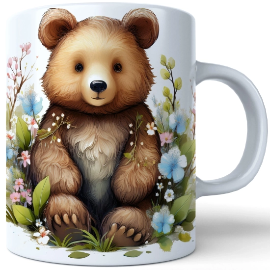 WIOSENNY WIELKANOCNY KUBEK 330ml NA PREZENT KAWĘ HERBATĘ WIOSNA MIŚ