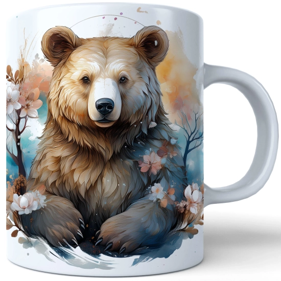 WIOSENNY WIELKANOCNY KUBEK 330ml NA PREZENT KAWĘ HERBATĘ WIOSNA MIŚ