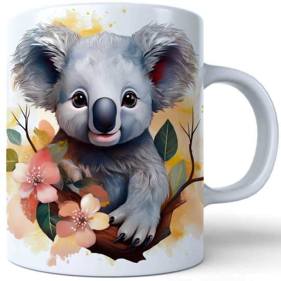 WIOSENNY WIELKANOCNY KUBEK 330ml NA PREZENT KAWĘ HERBATĘ WIOSNA KOALA