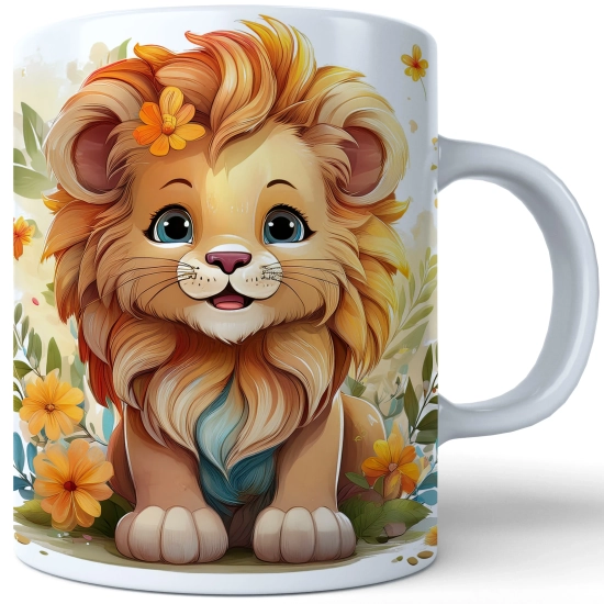 WIOSENNY WIELKANOCNY KUBEK 330ml NA PREZENT KAWĘ HERBATĘ WIOSNA LWIĄTKO