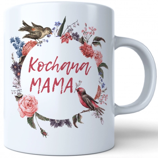 KUBEK 330ml DLA MAMY Z NADRUKIEM NA PREZENT DZIEŃ MATKI MAMA MAMUSIA