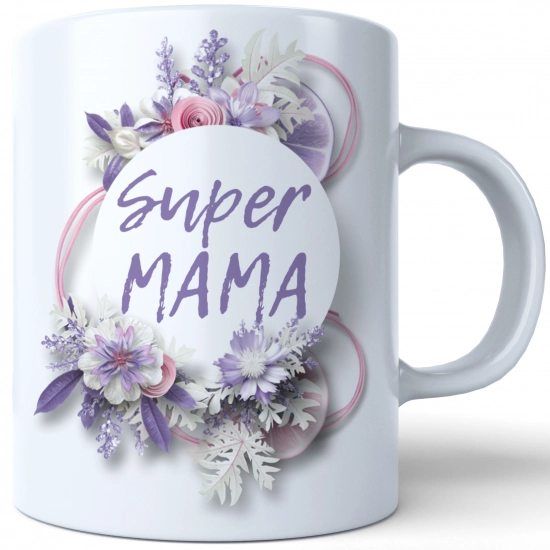 KUBEK 330ml DLA MAMY Z NADRUKIEM NA PREZENT DZIEŃ MATKI MAMA MAMUSIA