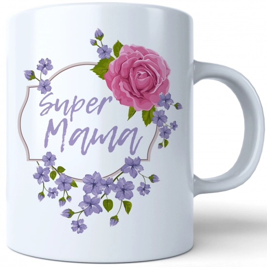 KUBEK 330ml DLA MAMY Z NADRUKIEM NA PREZENT DZIEŃ MATKI MAMA MAMUSIA