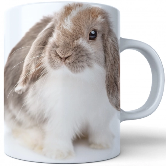 WIELKANOCNY KUBEK 330ml NA PREZENT ZAJĄC ZAJĄCZEK KRÓLIK PISANKA ŚWIĄTECZNY