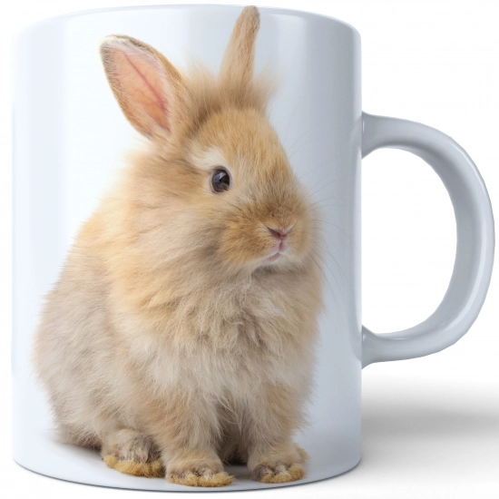 WIELKANOCNY KUBEK 330ml NA PREZENT ZAJĄC ZAJĄCZEK KRÓLIK PISANKA ŚWIĄTECZNY