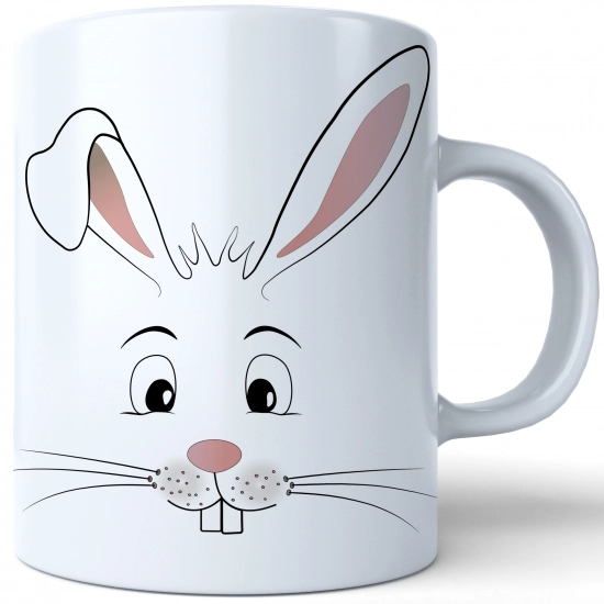 WIELKANOCNY KUBEK 330ml NA PREZENT ZAJĄC ZAJĄCZEK KRÓLIK PISANKA ŚWIĄTECZNY