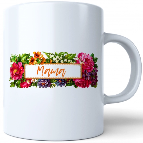 KUBEK 330ml DLA MAMY Z NADRUKIEM NA PREZENT DZIEŃ MATKI MAMA MAMUSIA