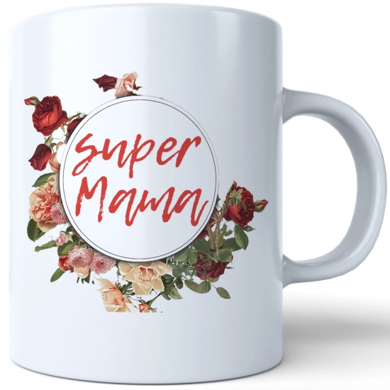 KUBEK 330ml DLA MAMY Z NADRUKIEM NA PREZENT DZIEŃ MATKI MAMA MAMUSIA