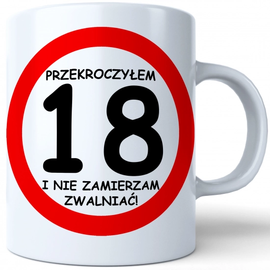 PREZENT KUBEK URODZINOWY W SKRZYNCE URODZINY 18