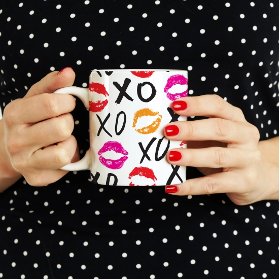 PREZENT WALENTYNKI DZIEŃ KOBIET KUBEK W SKRZYNCE