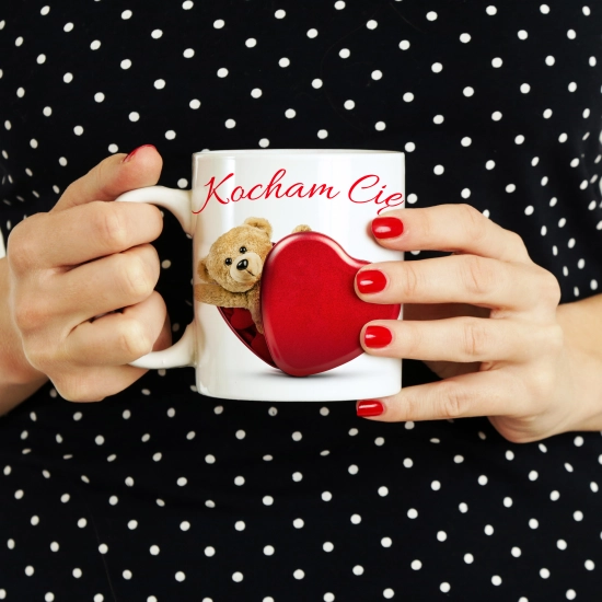 KUBEK NA PREZENT NA WALENTYNKI DZIEŃ KOBIET 330ml