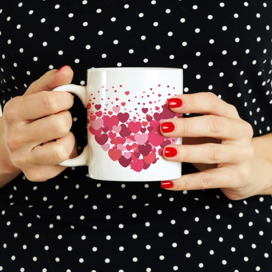 KOMPLET PREZENT KUBEK RĘCZNIK SKRZYNKA WALENTYNKI