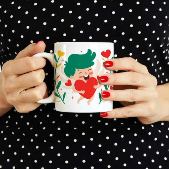 KUBEK NA PREZENT NA WALENTYNKI DZIEŃ KOBIET 330ml