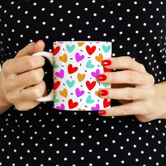 KUBEK NA PREZENT NA WALENTYNKI DZIEŃ KOBIET 330ml