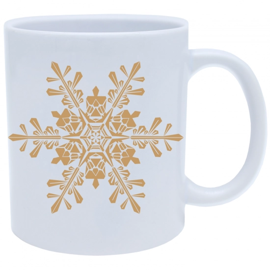 SUPER ŚWIĄTECZNY KUBEK PREZENT 330ml ŚNIEŻYNKA