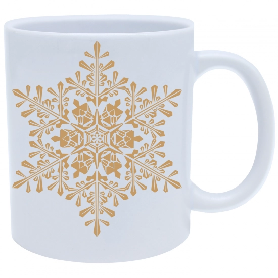 SUPER ŚWIĄTECZNY KUBEK PREZENT 330ml ŚNIEŻYNKA