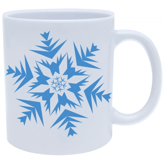 SUPER ŚWIĄTECZNY KUBEK PREZENT 330ml ŚNIEŻYNKA