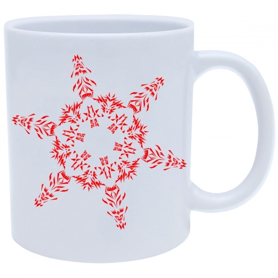 SUPER ŚWIĄTECZNY KUBEK PREZENT 330ml ŚNIEŻYNKA